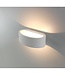 Artdelight Artdelight Halbrunde DALI-LED-Wandleuchte Sharp - Weiß