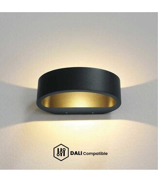 Artdelight DALI-Wandleuchte Sharp - Anthrazit