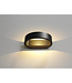 Artdelight Artdelight Halbrunde DALI-LED-Wandleuchte Sharp - Anthrazit
