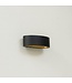 Artdelight Artdelight Halbrunde DALI-LED-Wandleuchte Sharp - Schwarz/Mattgold
