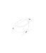 Artdelight Artdelight Halbrunde DALI-LED-Wandleuchte Sharp - Schwarz/Mattgold