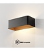 Artdelight Artdelight Moderne DALI-LED-Wandleuchte Mainz - Schwarz/Kupfer