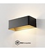 Artdelight Artdelight Moderne DALI-LED-Wandleuchte Mainz - Schwarz/Mattgold