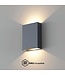 Artdelight Artdelight Moderne DALI-LED-Wandleuchte Memphis - Schwarz/Mattgold