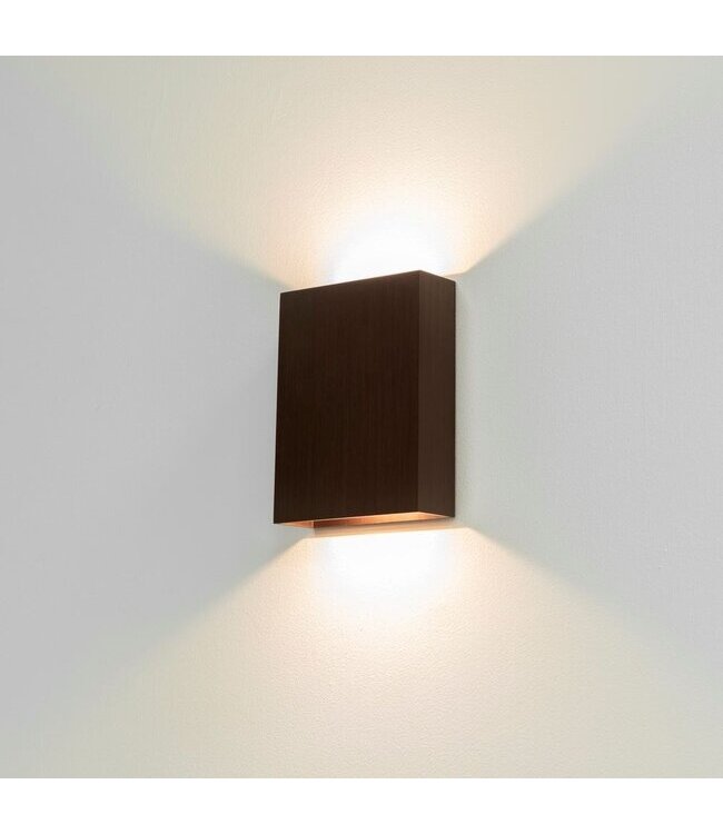 Artdelight Artdelight Moderne DALI-LED-Wandleuchte Memphis - Dunkelbronze