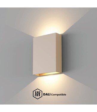 Artdelight DALI-Wandleuchte Memphis - Champagner