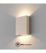 Artdelight Artdelight Moderne DALI-LED-Wandleuchte Memphis - Champagner
