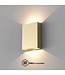 Artdelight Artdelight Moderne DALI-LED-Wandleuchte Memphis - Gold