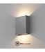 Artdelight Artdelight Moderne DALI-LED-Wandleuchte Memphis - Stahlgrau