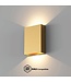 Artdelight Artdelight Moderne DALI-LED-Wandleuchte Memphis - Warmgold