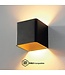Artdelight Artdelight Moderne DALI Wandleuchte Fulda - Schwarz/Mattgold