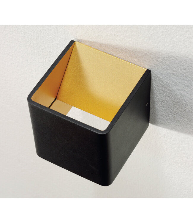 Artdelight Artdelight Moderne DALI Wandleuchte Fulda - Schwarz/Mattgold