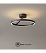 Artdelight Artdelight Moderne DALI LED-Deckenleuchte Oregon - Schwarz
