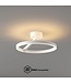 Artdelight Artdelight Moderne DALI LED-Deckenleuchte Oregon - Weiß