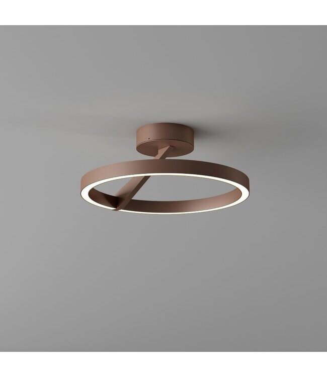 Artdelight Artdelight Moderne DALI LED-Deckenleuchte Oregon - Dunkelbronze
