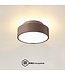 Artdelight Artdelight Moderne DALI LED-Deckenleuchte Chicago 150 - Dunkelbronze