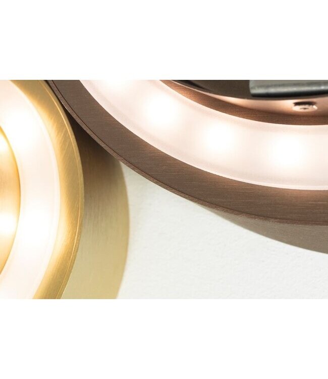 Artdelight Artdelight Moderne DALI LED-Deckenleuchte Chicago 150 - Dunkelbronze