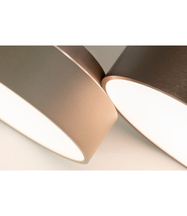 Artdelight Artdelight Moderne DALI LED-Deckenleuchte Chicago 250 - Dunkelbronze
