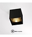 Artdelight Artdelight Moderne DALI LED-Deckenleuchte Brock - Schwarz/Mattgold