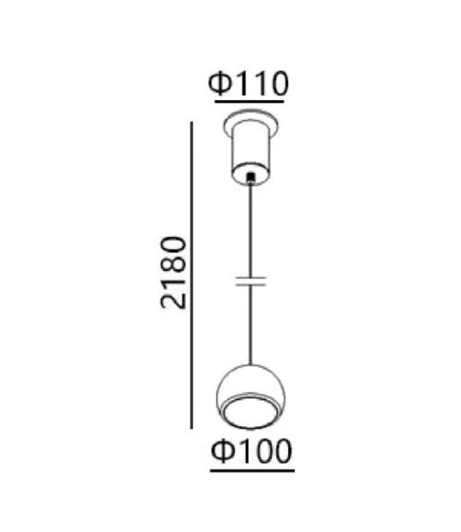 Artdelight Artdelight Moderne DALI LED-Pendelleuchte Miami - Dunkelbronze