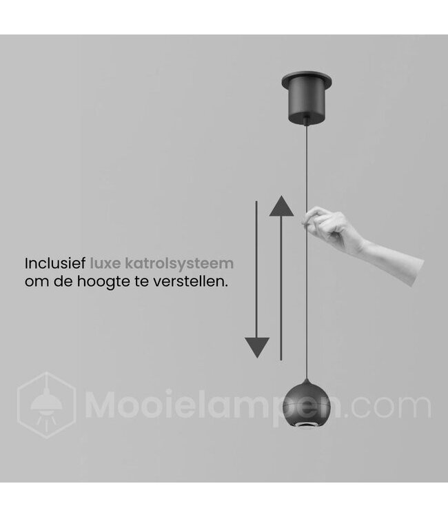 Artdelight Artdelight Moderne DALI LED-Pendelleuchte Miami - Champagner