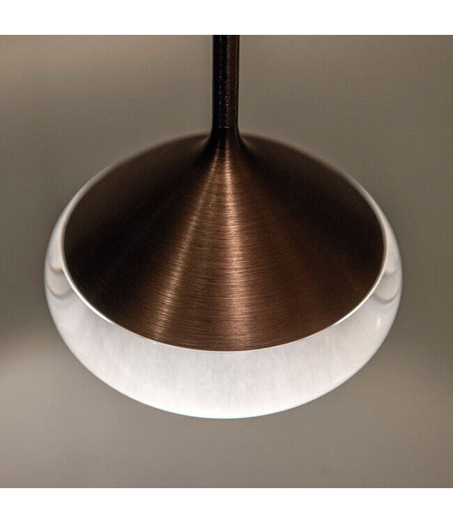 Artdelight Artdelight Moderne DALI LED-Pendelleuchte Phoenix - Dunkelbronze