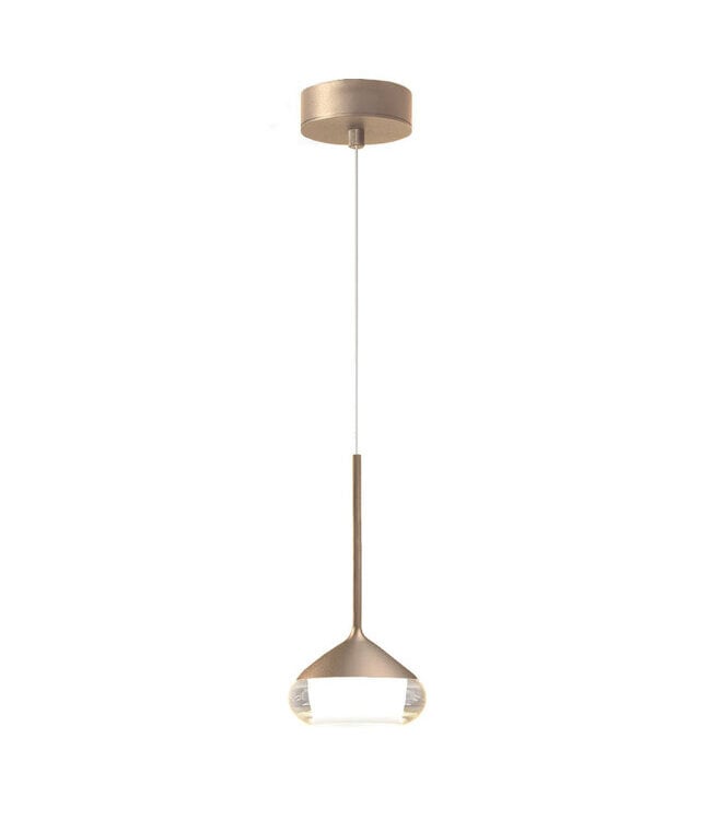 Artdelight Moderne DALI LED-Pendelleuchte Phoenix - Champagner