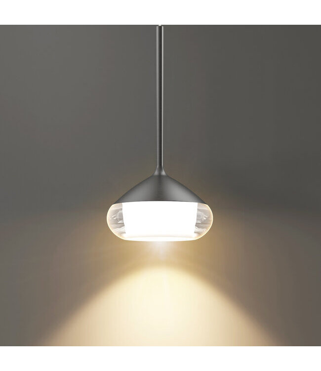 Artdelight Artdelight Moderne DALI LED-Pendelleuchte Phoenix - Stahlgrau