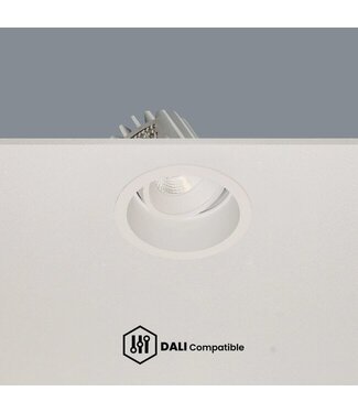 Artdelight DALI LED-Einbaustrahler Ribs - Weiß