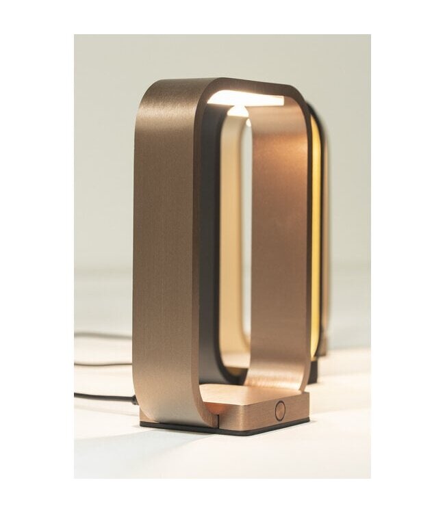 Artdelight Design-Tischleuchte Modesto - Dunkelbronze