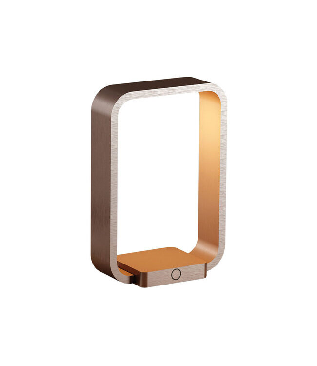 Artdelight Design-Tischleuchte Modesto - Dunkelbronze