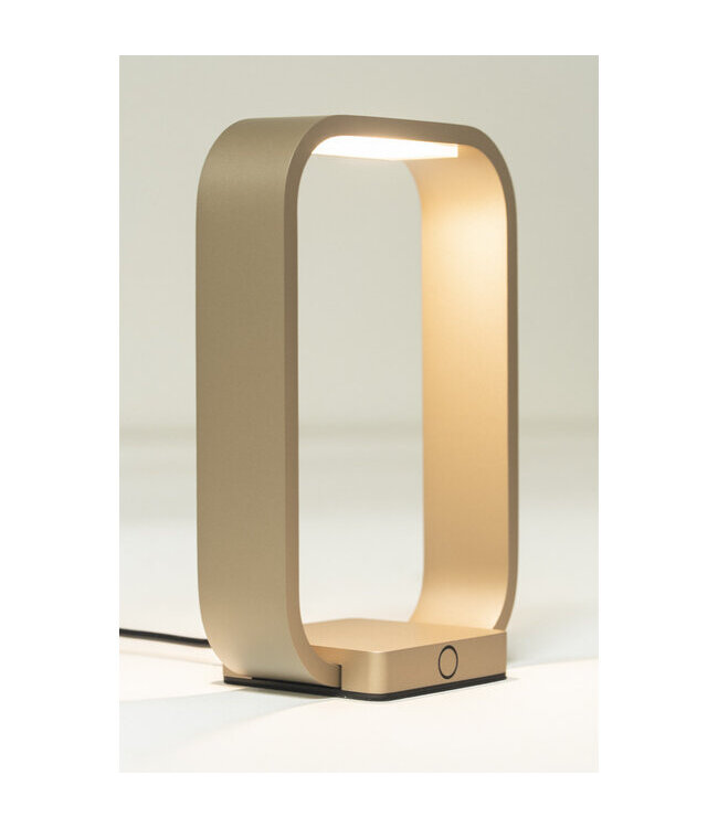 Artdelight Design-Tischleuchte Modesto - Champagne