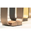 Artdelight Design-Tischleuchte Modesto - Champagne