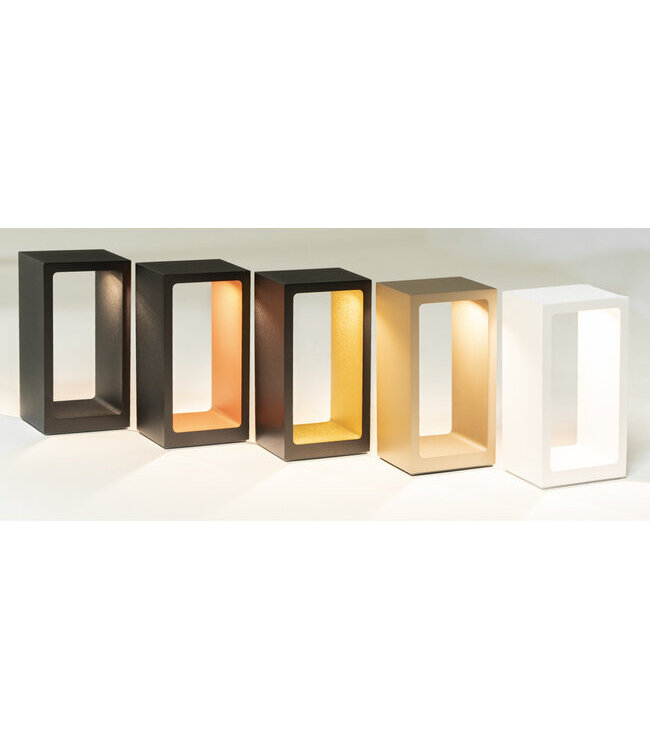Artdelight Design-Tischleuchte Corridor - Champagner