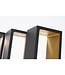 Artdelight Design-Tischleuchte Corridor - Schwarz/Mattgold