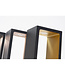 Artdelight Design-Tischleuchte Corridor - Schwarz/Kupfer