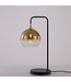Artdelight Moderne Tischleuchte Dajano - Schwarz/Gold