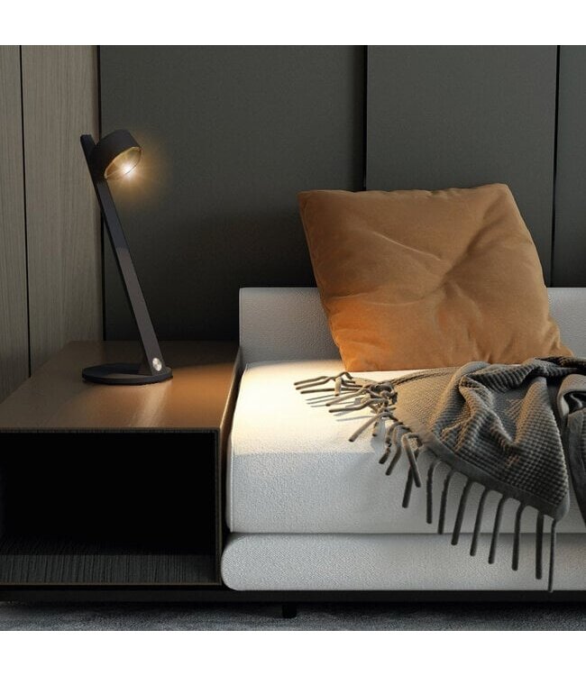 Artdelight Design-Tischleuchte Omega - Schwarz