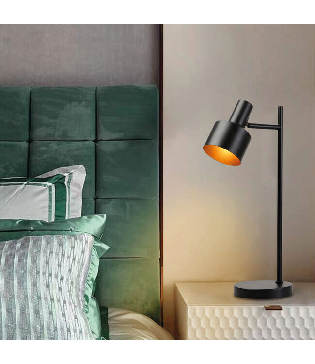 Artdelight Moderne Tischleuchte Twinkle - Schwarz