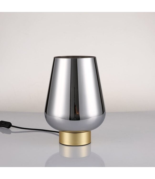 Artdelight Kompakte Tischleuchte Round - Gold