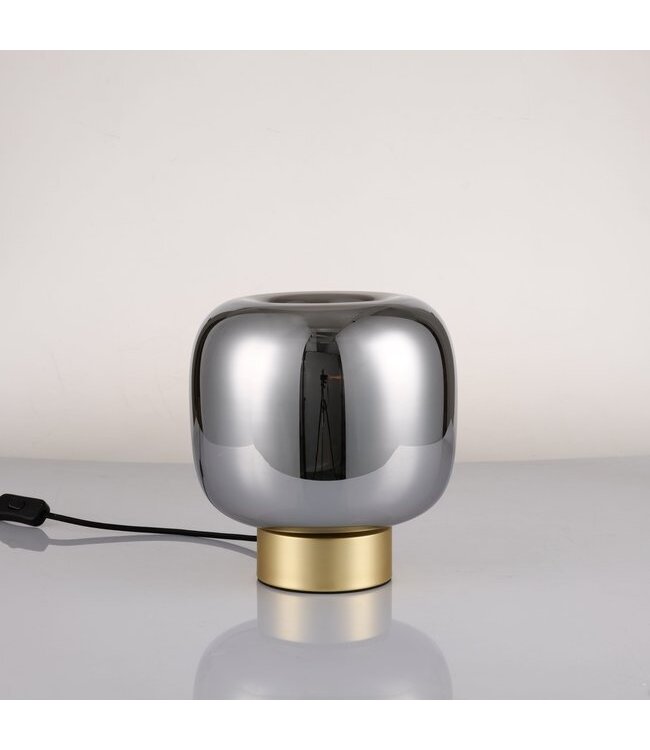 Artdelight Kompakte Tischleuchte Round - Gold