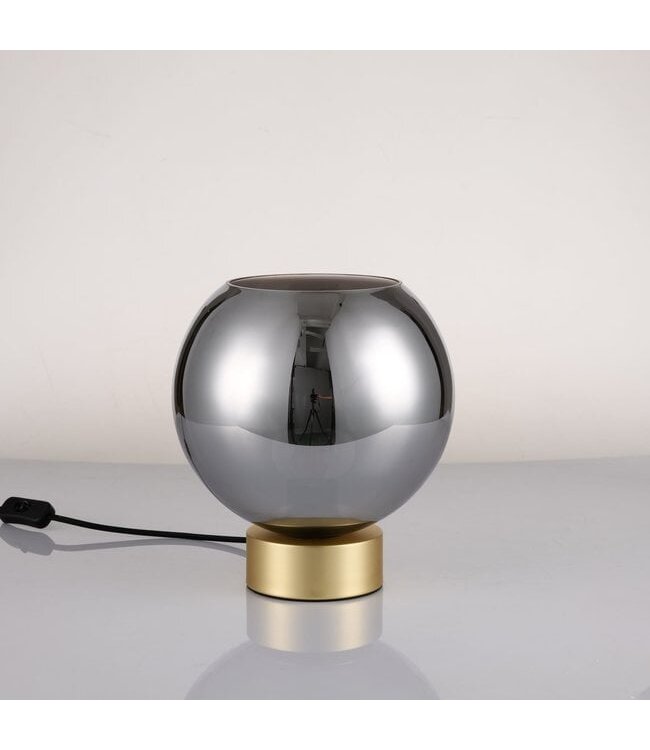 Artdelight Kompakte Tischleuchte Round - Gold