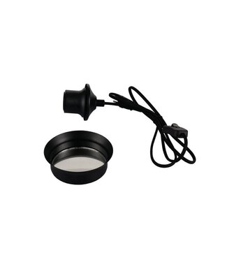 Artdelight Tischleuchte Mirror Ring - Schwarz