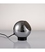 Artdelight Kompakte Tischleuchte Mirror Ring - Schwarz