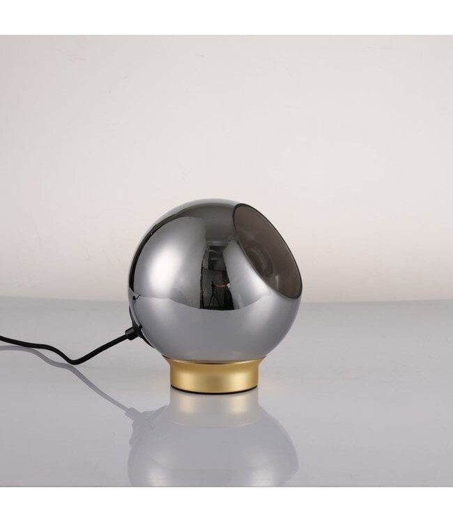 Artdelight Kompakte Tischleuchte Mirror Ring - Gold