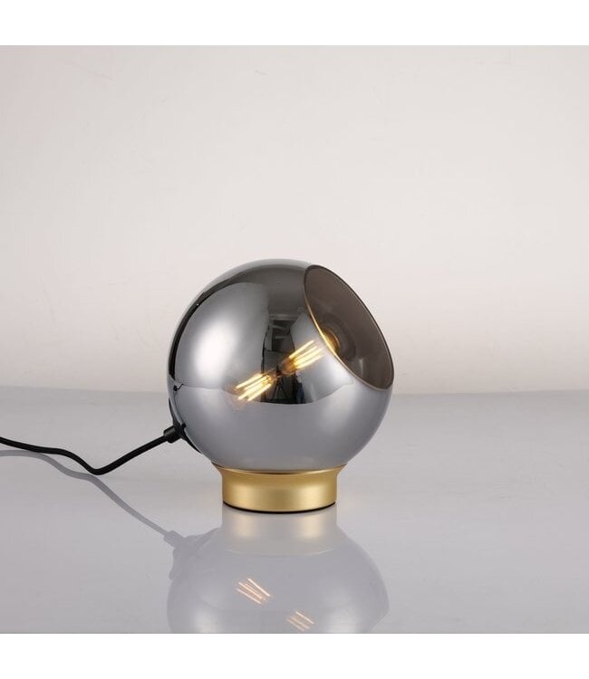 Artdelight Kompakte Tischleuchte Mirror Ring - Gold