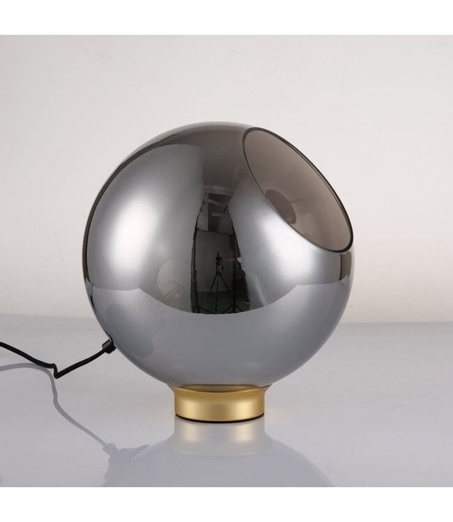 Artdelight Kompakte Tischleuchte Mirror Ring - Gold