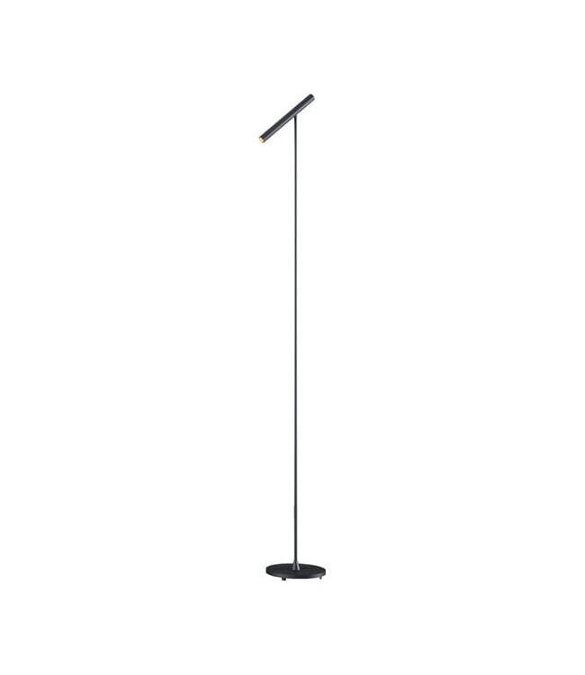 Artdelight Moderne LED-Stehleuchte Kansas - Schwarz