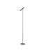 Artdelight Moderne LED-Stehleuchte Kansas - Schwarz