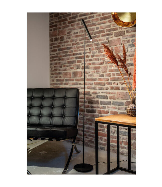 Artdelight Moderne LED-Stehleuchte Kansas - Schwarz